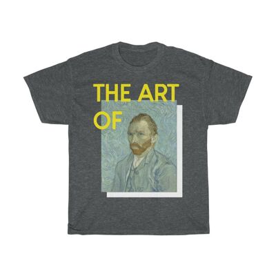 Van gogh shirt The art of Dark Heather  Black