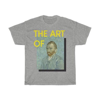 Van Gogh Shirt Die Kunst des Sports Grau Schwarz