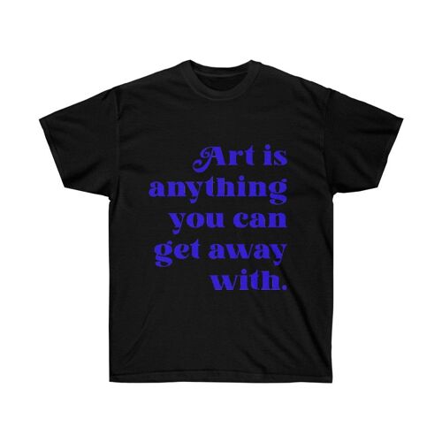 Art quotes Shirt Black   Black