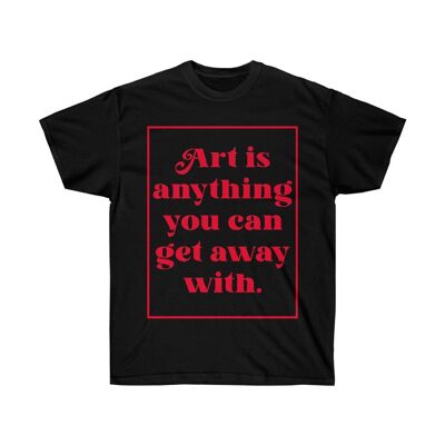 Art Vintage Shirt Schwarz Schwarz