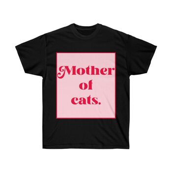 Chemise Mother of Cats Noir Noir 1