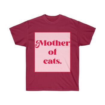 Chemise Mother of Cats Cardinal Rouge Noir 1