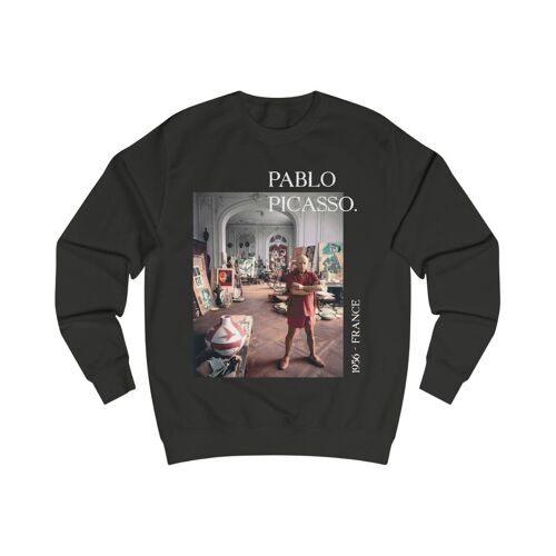 Pablo Picasso Sweatshirt Art Lover Unisex Hoodie Jet Black  Black