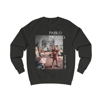 Pablo Picasso Sweatshirt Kunstliebhaber Unisex Hoodie Jet Black Black