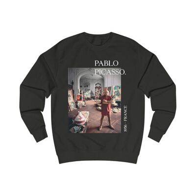 Pablo Picasso Sweatshirt Art Lover Unisex Hoodie Jet Black  Black