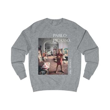 Pablo Picasso Sweat Art Lover Sweat à capuche unisexe Gris chiné Noir 1