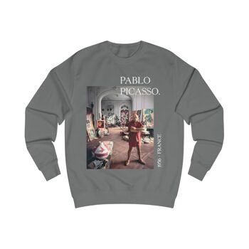 Pablo Picasso Sweatshirt Art Lover Unisex Hoodie Gris Acier Noir 1