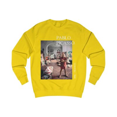 Pablo Picasso Sweatshirt Art Lover Unisex Hoodie Sun Yellow  Black