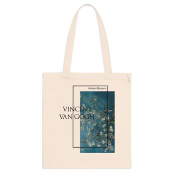 Vincent Van Gogh Amandier Fleurs Tote Bag Noir Naturel