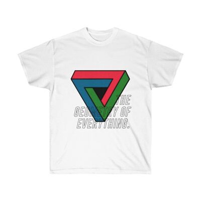 Geometry Shirt Abbigliamento geometrico astratto Bianco Nero