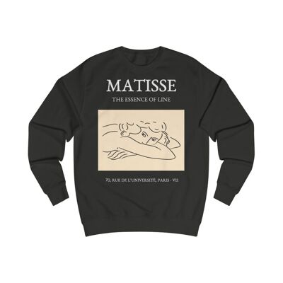Henri Matisse Sweatshirt Die Essenz der Linie Jet Black Black
