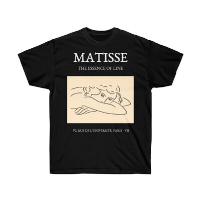 Henri Matisse Shirt Unisex Ästhetische Kunst Vintage Kleidung Schwarz Schwarz