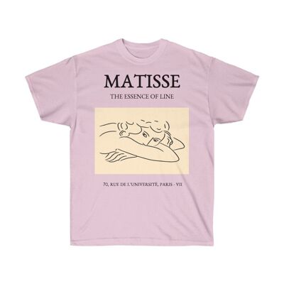 Chemise Henri Matisse Art Esthétique Unisexe Vêtements Vintage Rose Clair Noir