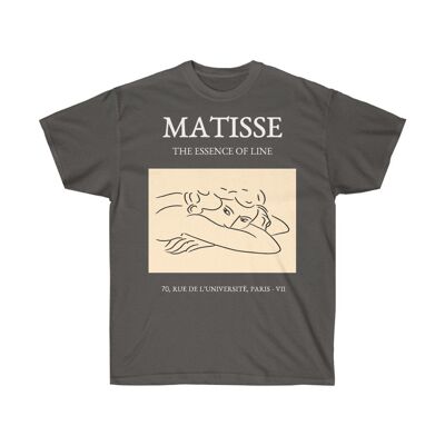 Henri Matisse Shirt Unisex Ästhetische Kunst Vintage Kleidung Anthrazit Schwarz