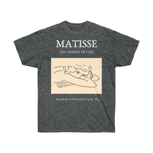 Henri Matisse Shirt Unisex Aesthetic Art  Vintage clothing Dark Heather  Black