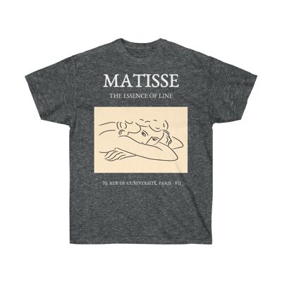 Henri Matisse Shirt Unisex Ästhetische Kunst Vintage-Kleidung Dark Heather Black