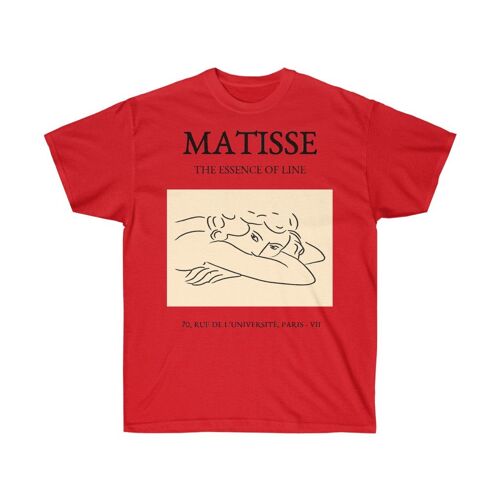Henri Matisse Shirt Unisex Aesthetic Art  Vintage clothing Red  Black