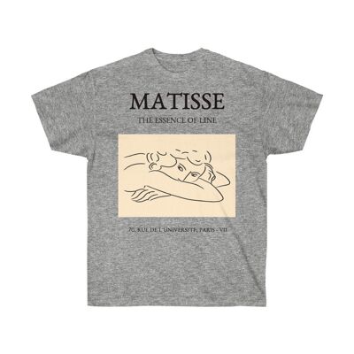 Chemise Henri Matisse Art Esthétique Unisexe Vêtements Vintage Sport Gris Noir