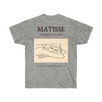 Chemise Henri Matisse Art Esthétique Unisexe Vêtements Vintage Sport Gris Noir 1