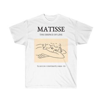 Chemise Henri Matisse Art Esthétique Unisexe Vêtements vintage Blanc Noir 1