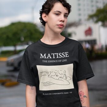 Chemise Henri Matisse Art Esthétique Unisexe Vêtements vintage Blanc Noir 2
