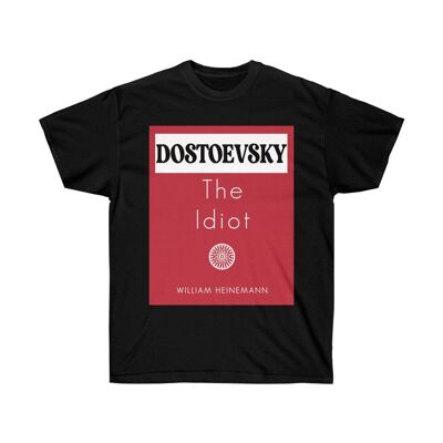 Chemise Dostoïevski l'idiot Noir Noir