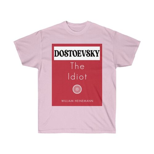 Dostoevsky the idiot Shirt Light Pink   Black