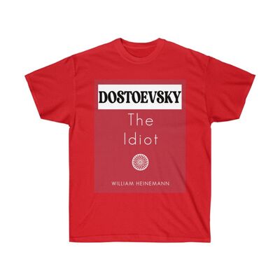 Dostoevsky the idiot Shirt Red   Black