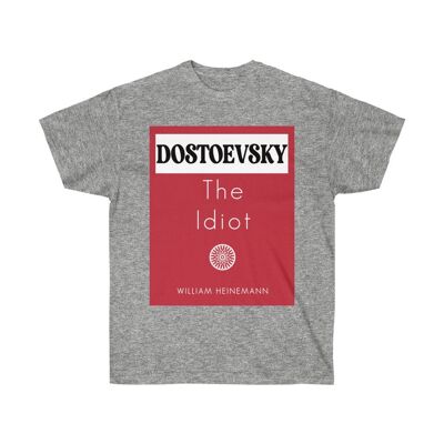 Dostojewski der Idiot Shirt Sport Grau Schwarz