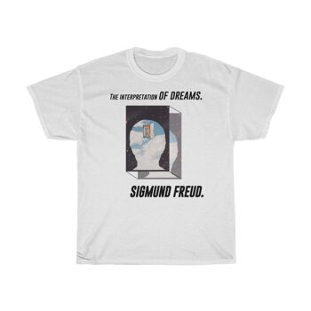 Chemise Sigmund Freud T-shirt de psychologie unisexe Blanc Noir 1