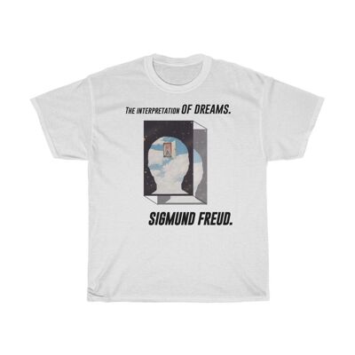 SIgmund Freud Shirt Unisex Psychology T shirt White  Black