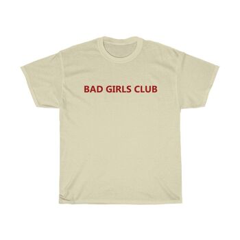 Bad girls Club Shirt Chemise féministe vintage des années 90 Noir naturel 1
