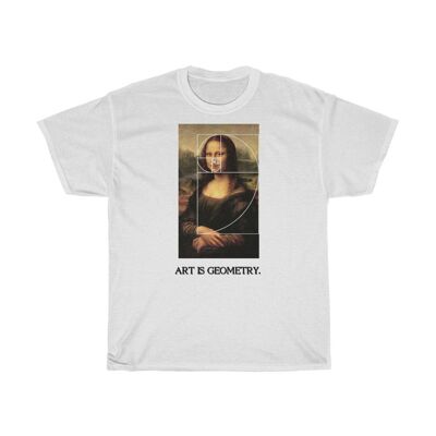 Camicia Da Vinci Gioconda Geometrico Bianco Nero