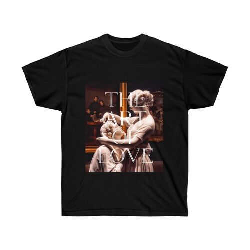 The Art Of Love Shirt Art Vintage Unisex Clothing Black  Black