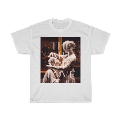 The Art Of Love Shirt Art Vintage Vêtements Unisexe Blanc Noir