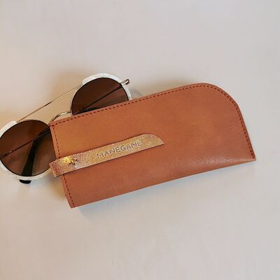 Estuche para gafas Caramel Rose Gold Iridiscente