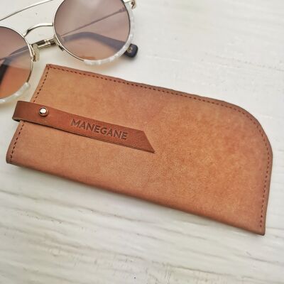 Estuche para gafas Caramel Sienne