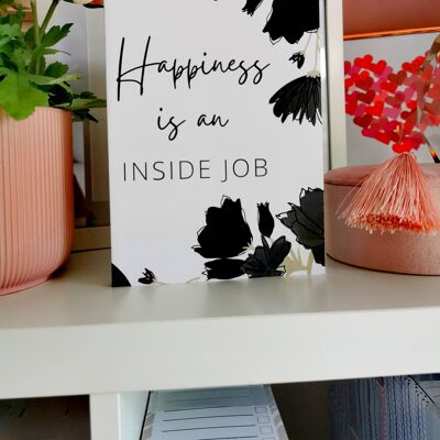 "Glück ist ein Insider-Job" Gesundheitsplaner
