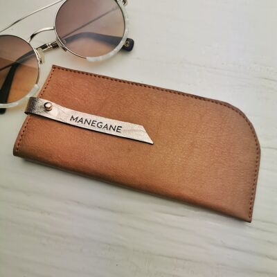 Estuche para gafas Caramel Rose Gold