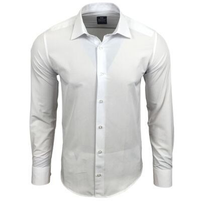 Subliminal Mode Shirt Basic Uni Weiß