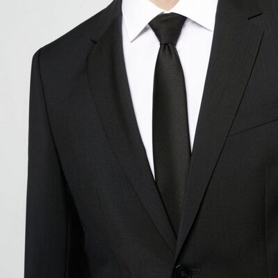 Subliminal Mode Cravate pour Chemise  Noir