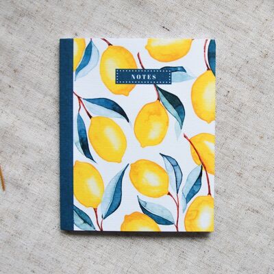 Stationery Small Notebook - Lemons