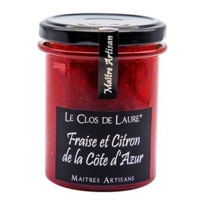 Confiture de fraise au citron de la Côte d'Azur