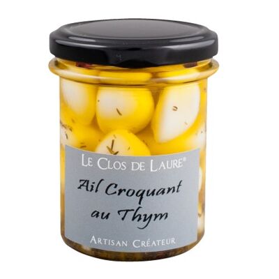 Ail croquant au thym