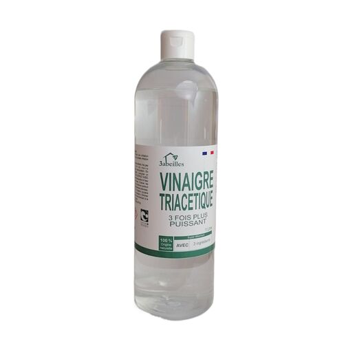 Vinaigre triacétique 1L SUPER DETARTRANT BIO  ✓ CALCAIRE ✓ ROUILLE ✓ TARTRE