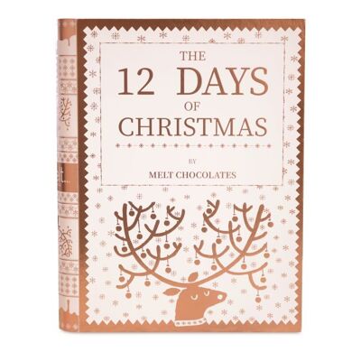 Calendario dell'Avvento di lusso al cioccolato - I 12 giorni di Natale