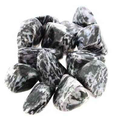 500 g Gabbro EXTRA Rollsteine aus Madagaskar