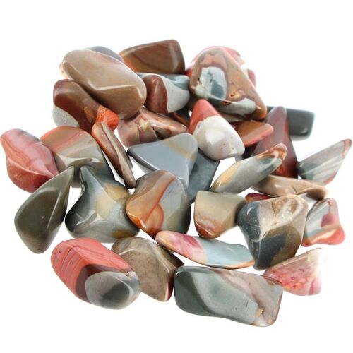 500 g Pierres Roulées Jaspe Polychrome EXTRA de Madagascar