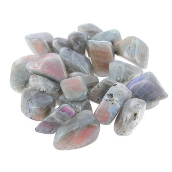 500 g Pierres Roulées Labradorite Arc-en-Ciel EXTRA 4