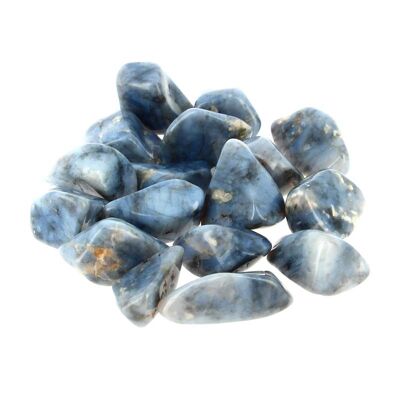 500 g EXTRA Blue Opal Tumbled Stones del Madagascar